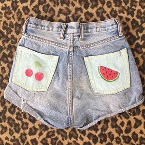 Brandy Melville denim shorts.